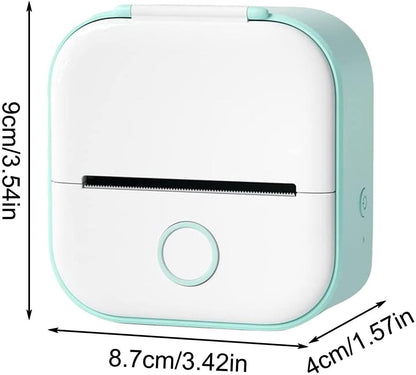 Mini Portable Printer, Portable Bluetooth Printer, Wireless Thermal Printer, Thermal Label Printer, Inkless Pocket Printer, Go Print