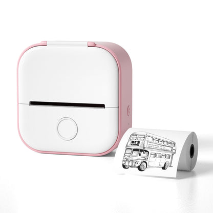 Mini Portable Printer, Portable Bluetooth Printer, Wireless Thermal Printer, Thermal Label Printer, Inkless Pocket Printer, Go Print