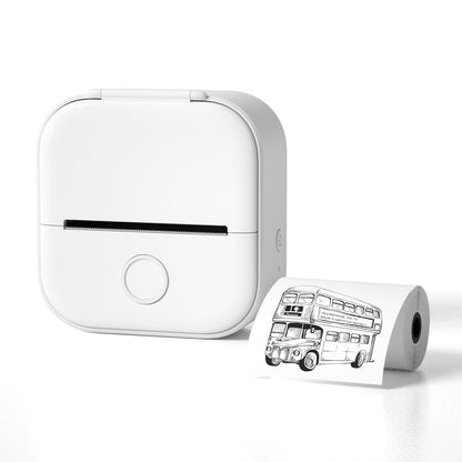 Mini Portable Printer, Portable Bluetooth Printer, Wireless Thermal Printer, Thermal Label Printer, Inkless Pocket Printer, Go Print