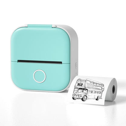 Mini Portable Printer, Portable Bluetooth Printer, Wireless Thermal Printer, Thermal Label Printer, Inkless Pocket Printer, Go Print