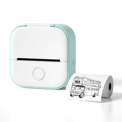 Mini Portable Printer, Portable Bluetooth Printer, Wireless Thermal Printer, Thermal Label Printer, Inkless Pocket Printer, Go Print